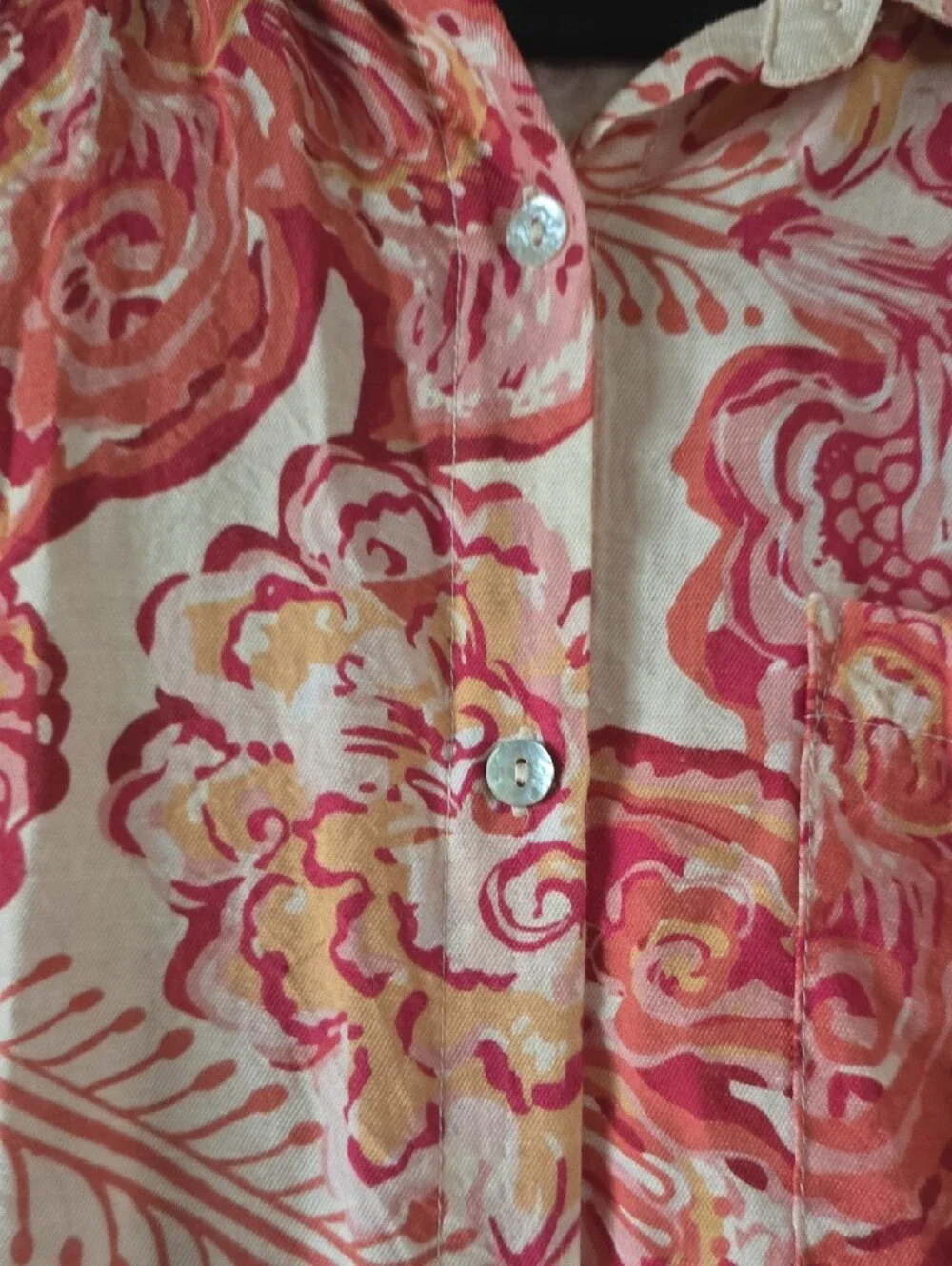 JODIFL Pink and Cream Floral Midi Dress